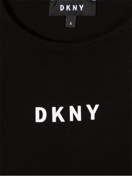 Abito bambina due pezzi scritte logo colorate DKNY KIDS | D3282510B